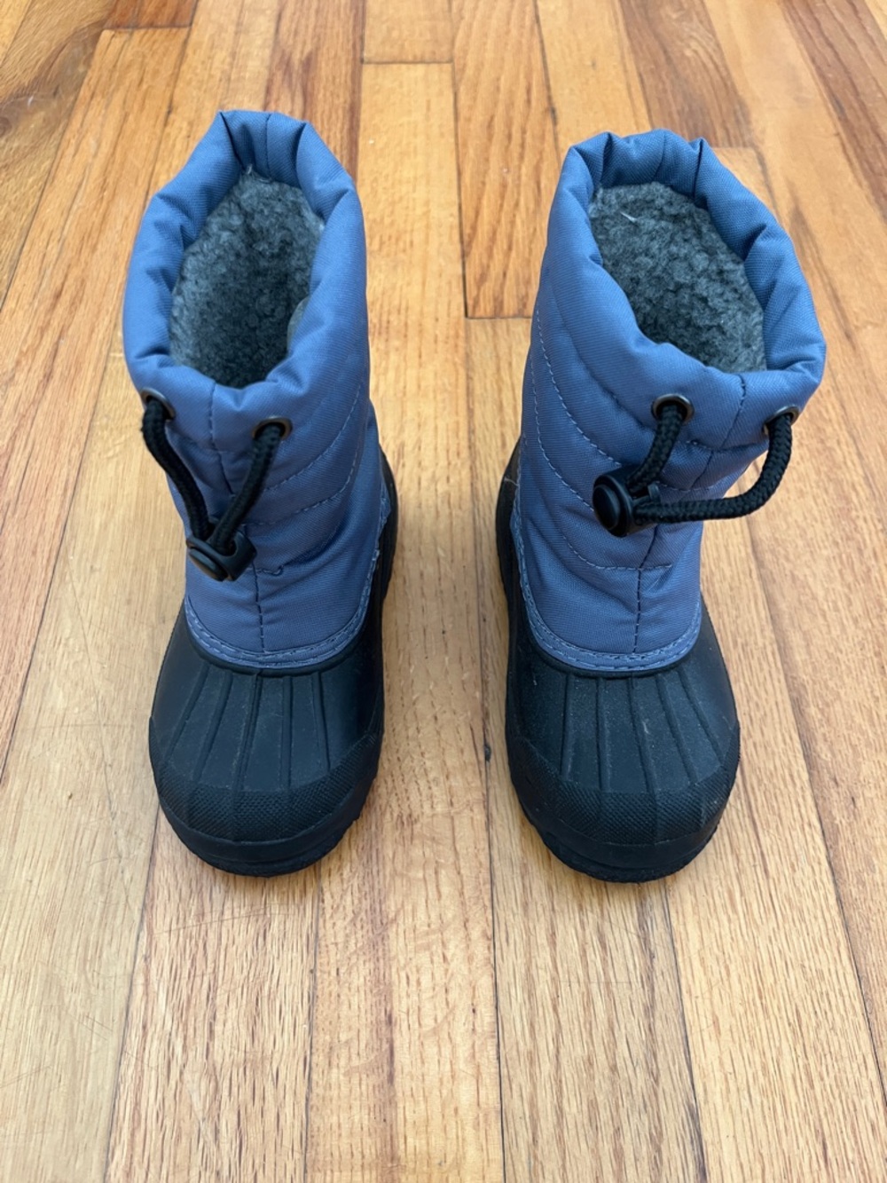 Kids Waterproof Winter Boots in Blue and Black